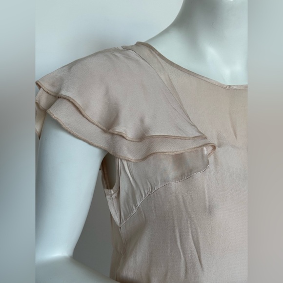 Cream/tan top “Be…Tween” Italy size S - Picture 2 of 11